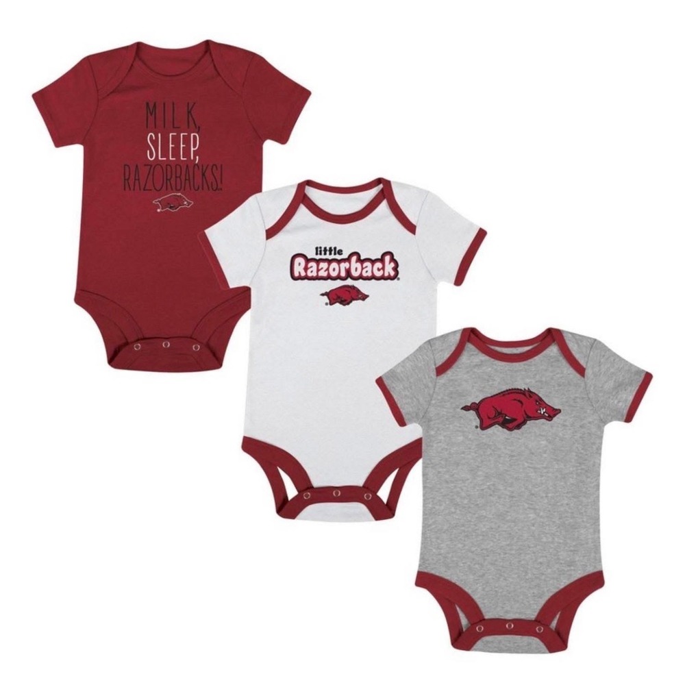 NCAA ARKANSAS RAZORBACKS 3PCS